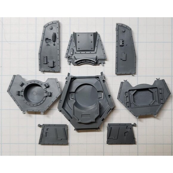 Games Workshop Other - Warhammer 30k Solar Auxilia Bits Horus Heresy Leman Russ Striker Tank Turret Set